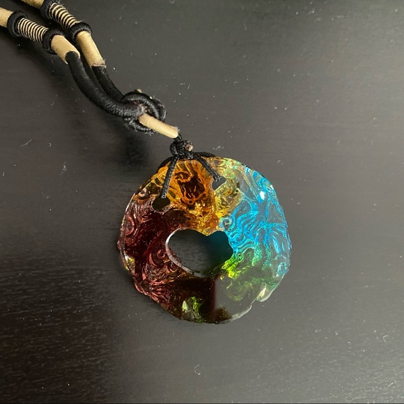 Multi-Color Crystal Necklace - Picture 2 of 4
